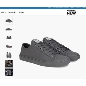 Nothing New Men's Classic Low Top - Gray‎ 9.5 $95